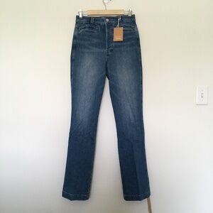 NWT Reformation Ada Ultra High Rise Bootcut Jeans In Laguna Wash Sz 29 Stretch